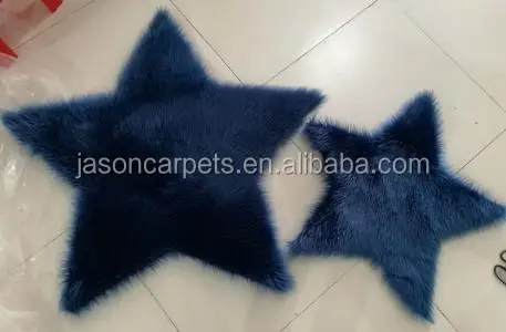 Супер милый розовый цвет из искусственного меха в форме облаков лохматый коврик рядом с