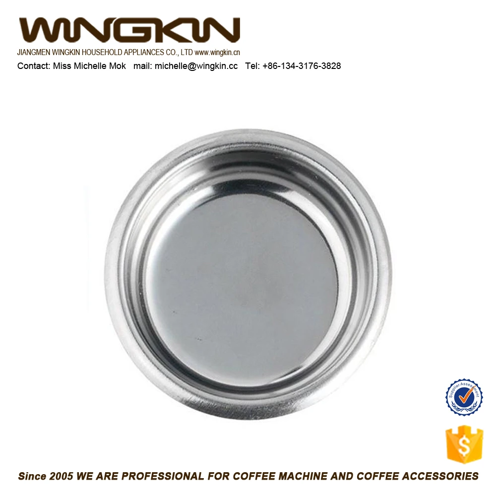58mm Stainless steel Espresso Coffee Makers Machine Filter Basket blind for cleaning