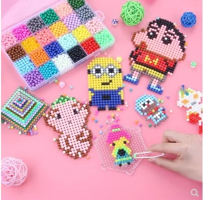 36 Color 5mm Perler Beads box set Fuse beads for kids puzzle Toys