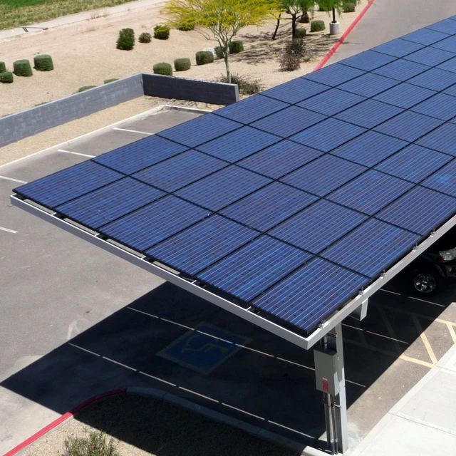 SolarBasedCarportShed солнечный гараж выдвижной на солнечных