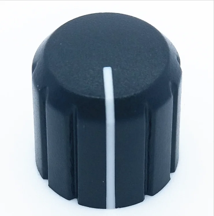 15*13.6mm plastic knob for 6mm 4.5mm D shaft 6mm knurled shaft