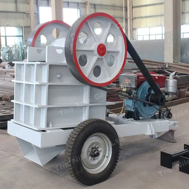 Factory Hotest 1-3 Tons per hour Diesel Engine Compound Crusher Jaw Crusher