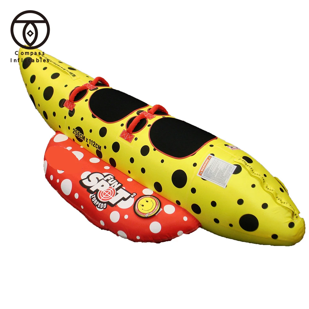 Оптовая продажа, водные виды спорта, надувные водные игры, банановая лодка Flyfish