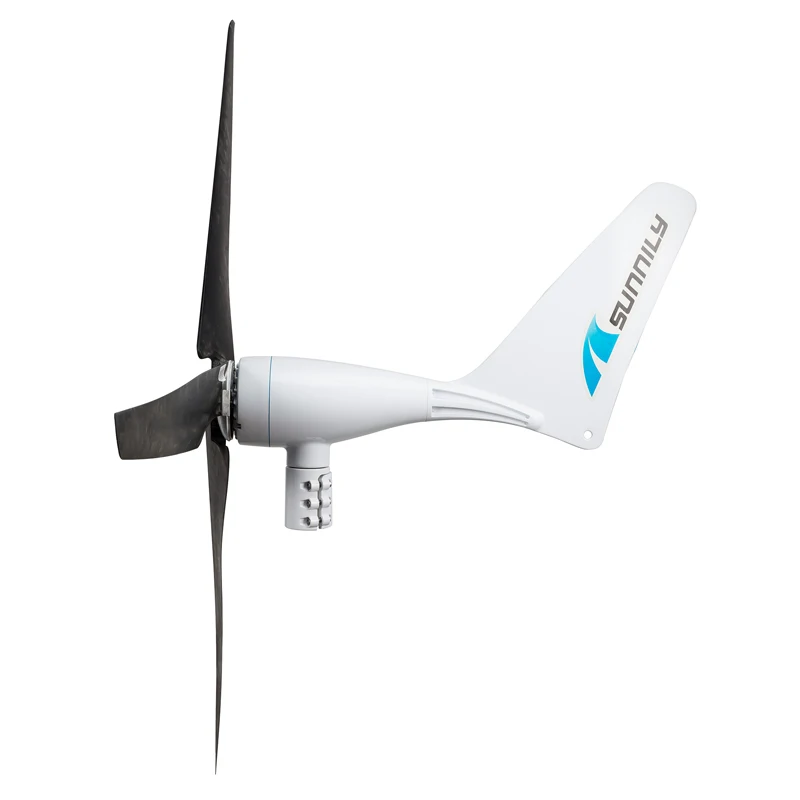 
Sunnily quiet working low noise High Efficiency horizontal axis Wind Generators For Boat or Home Use hot sale 