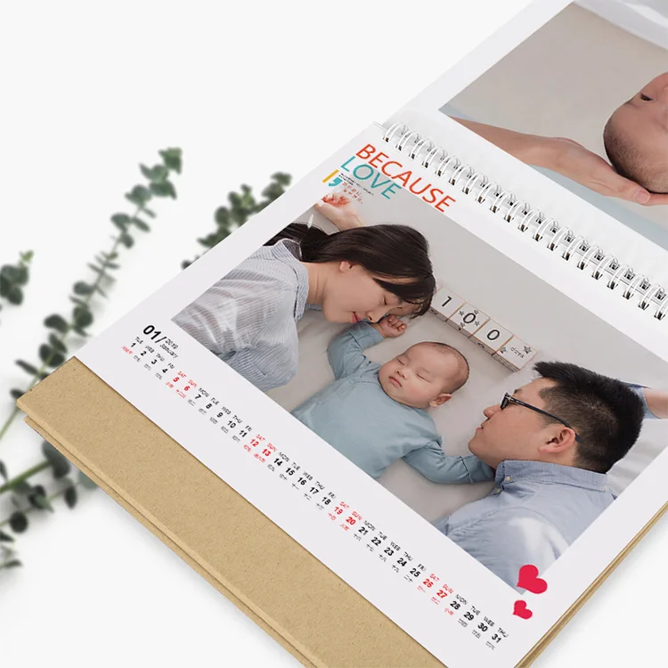 hot sales custom printing paper desktop table calendar