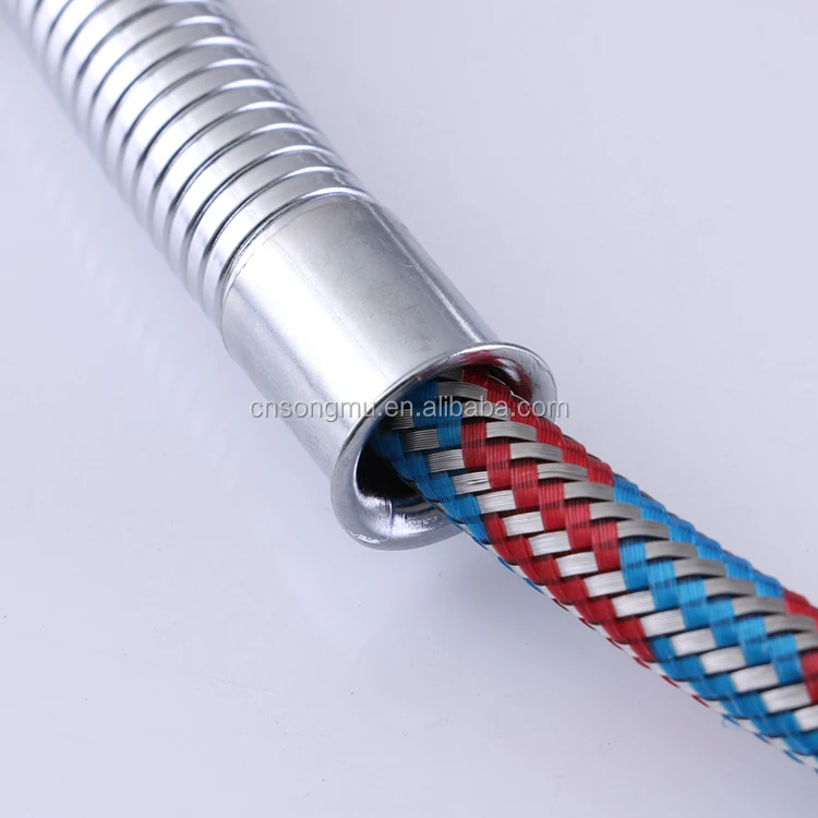 
High Quality Chrome Plated Stainless Steel Shower Hose bathroom accessories 