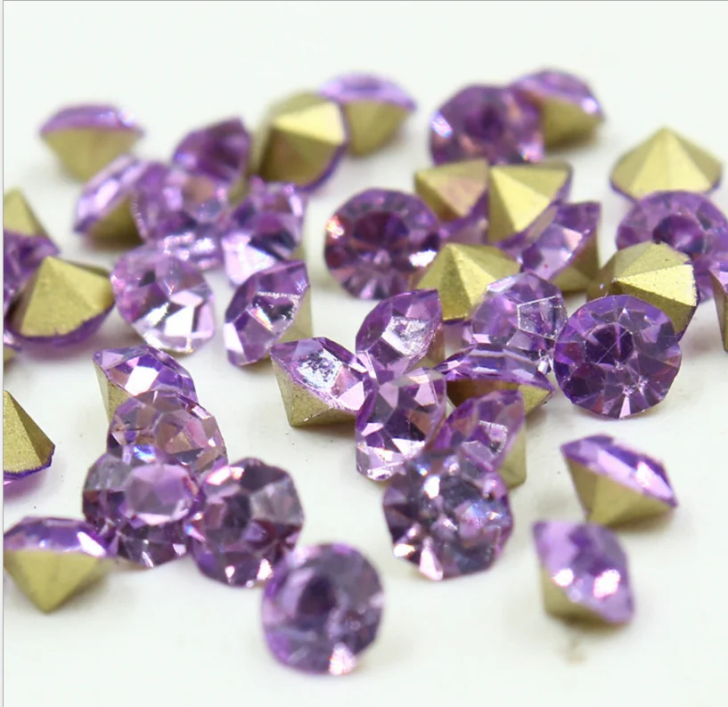 Crystal rhinestone synthetic colourful round rhinestone