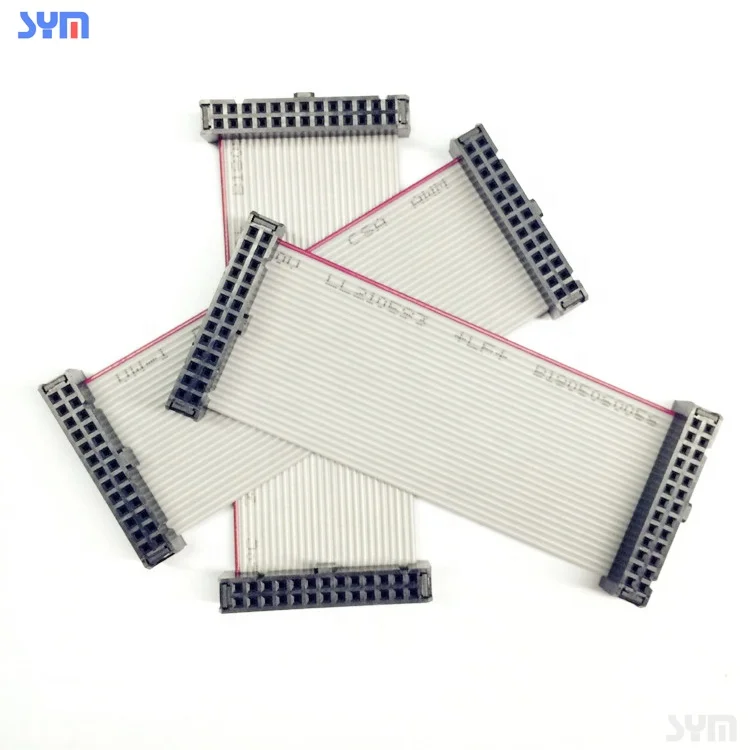 10pin to 40 pin ribbon cable with 1.0mm idc connector flat cable wire harness