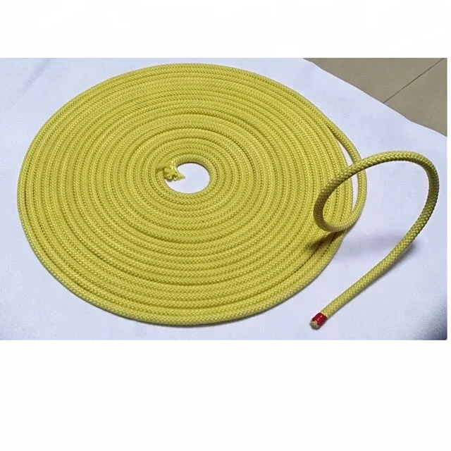 
Heat resistant aramid rope for tempered glass 