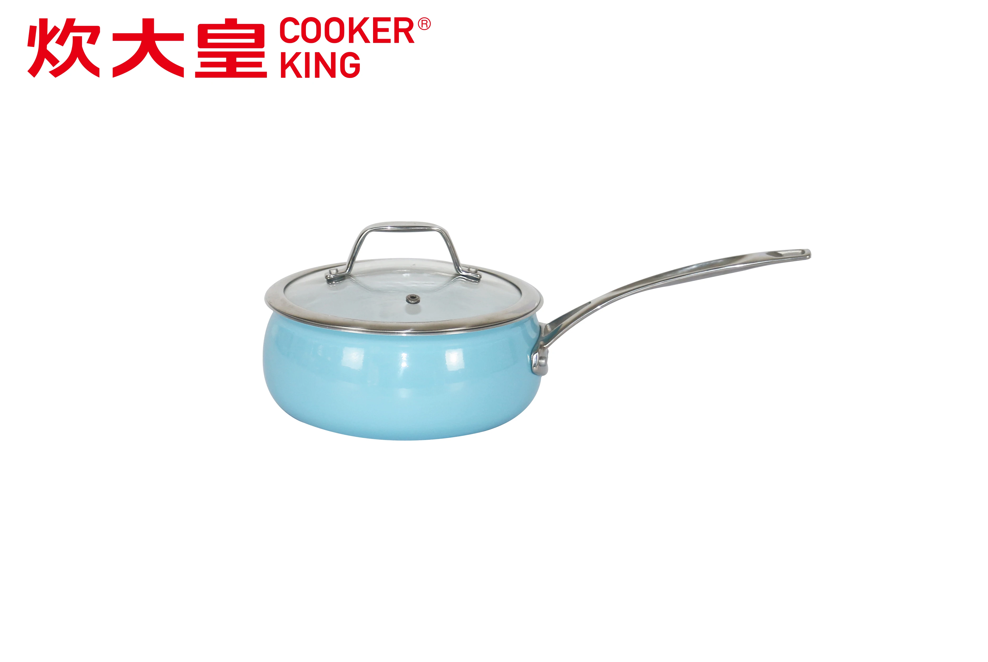 
BIG GIRL pressed aluminium non-stick cookware set 