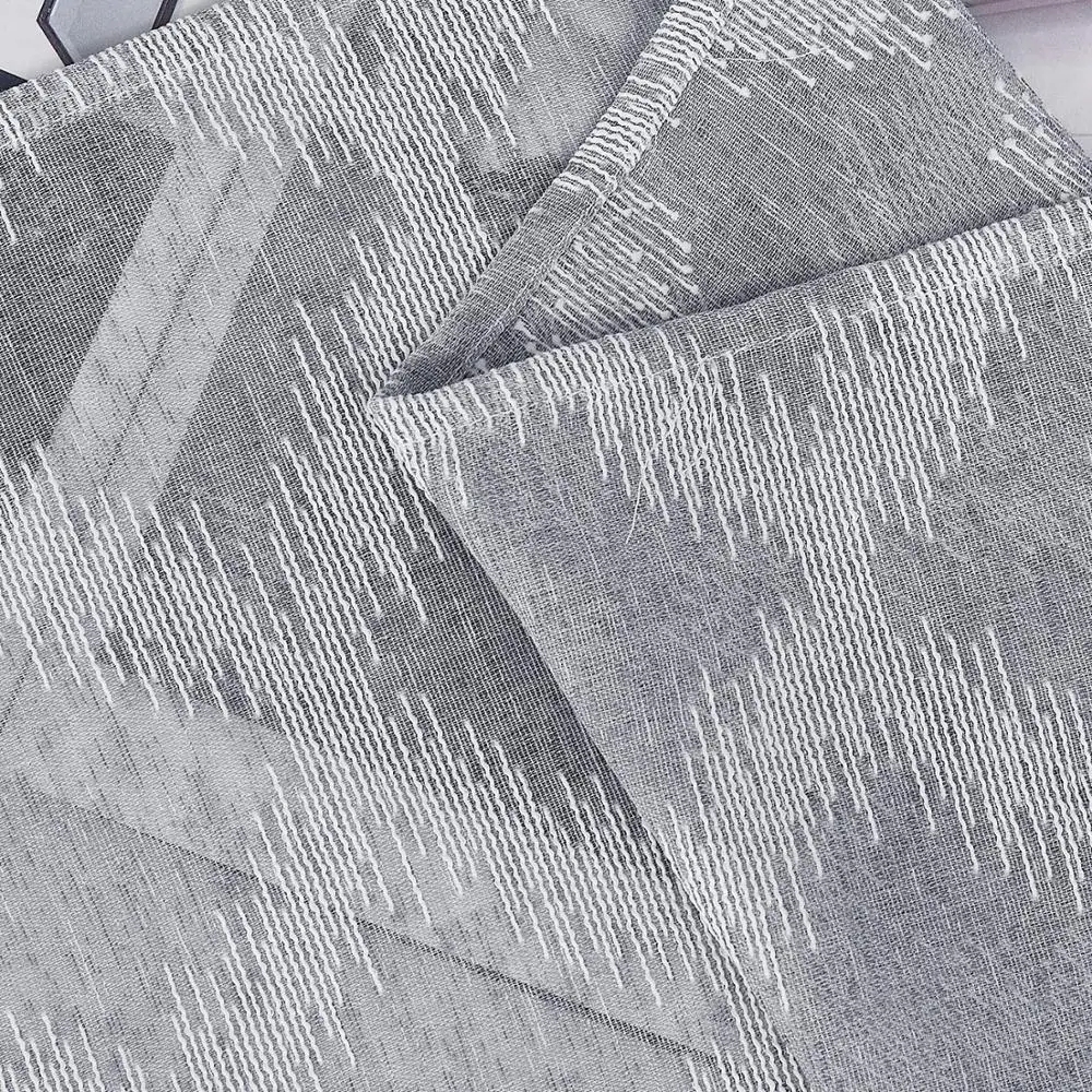 waxed and mint polyester sheer curtain fabric linen curtain