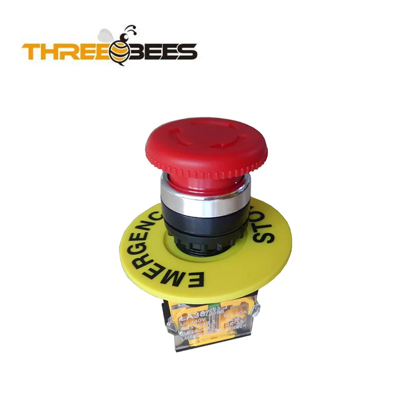 Водонепроницаемый аварийной остановки пластиковые кнопочный переключатель