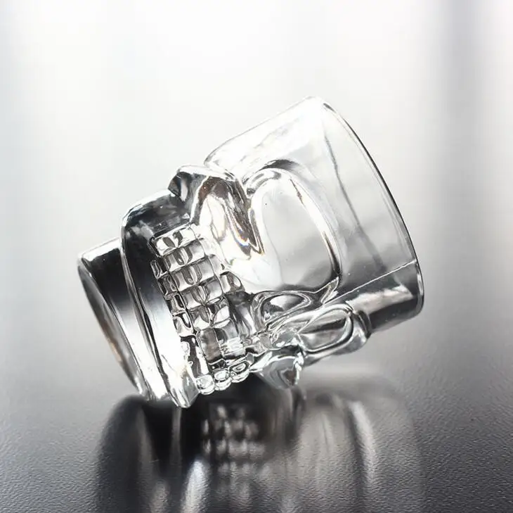 New Design 45ml Face Head Type Glass for Spirits Vodka Wine Whiskey Cocktail Shot Glasses for Party Bar