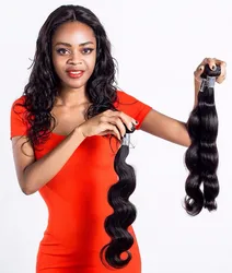 10-30 Inch 1 / 3 / 4 Bundles Brazilian Hair Weave Bundles Body Wave Sunlight Human Hair Extension Natural Color Non Remy