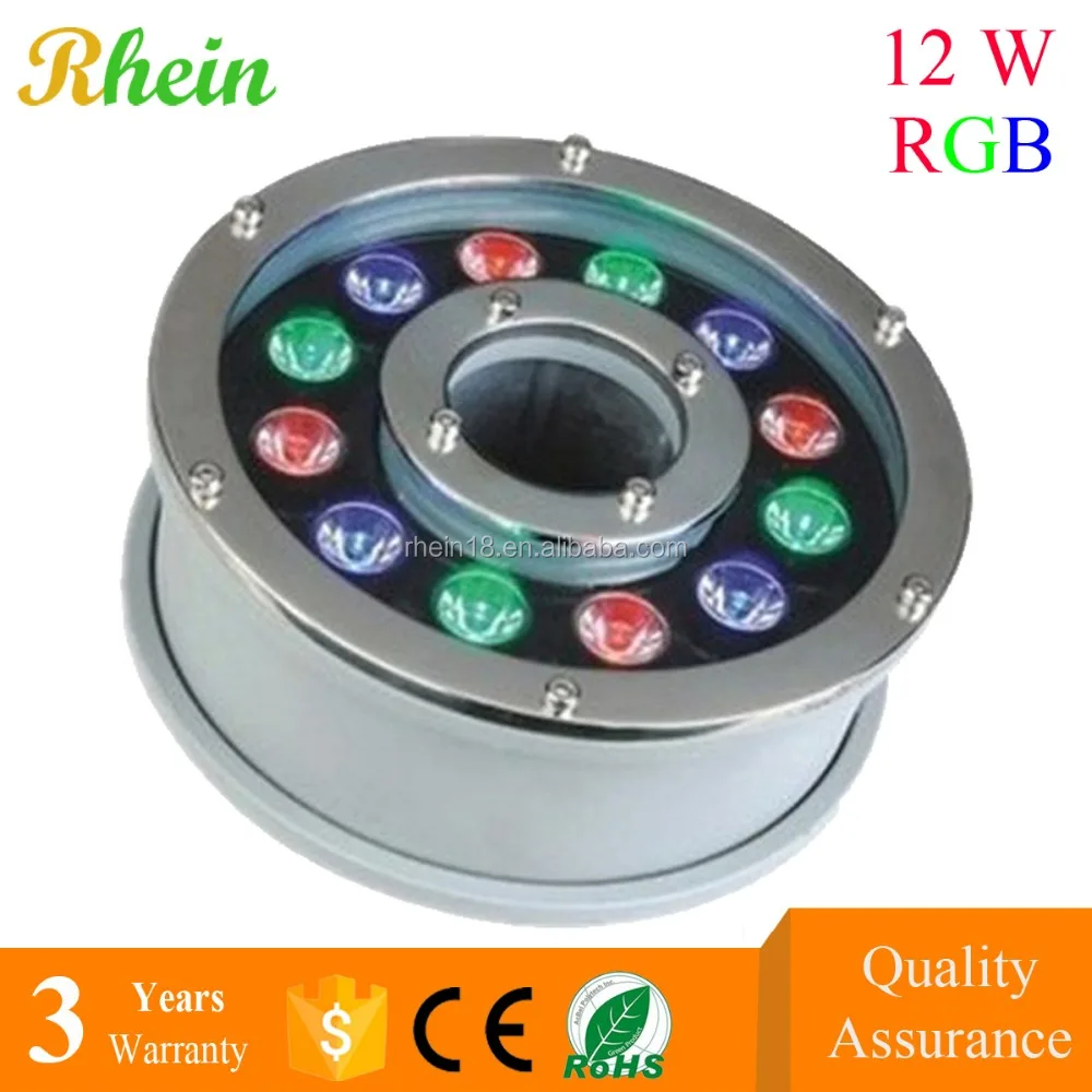 
2018 Hot Products Underwater Lamps 6W IP68 RGB LED Fountain Lights 12V 24V 