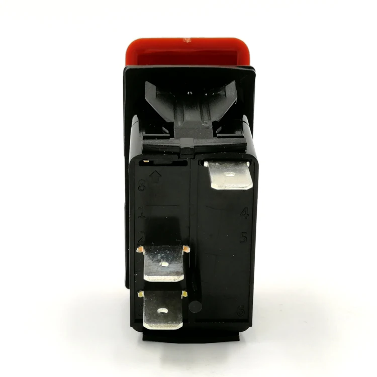 Universal 12V/24V LED Rocker Switch with Multi Protection  Ideal for Bus, Boat & Marine Applications