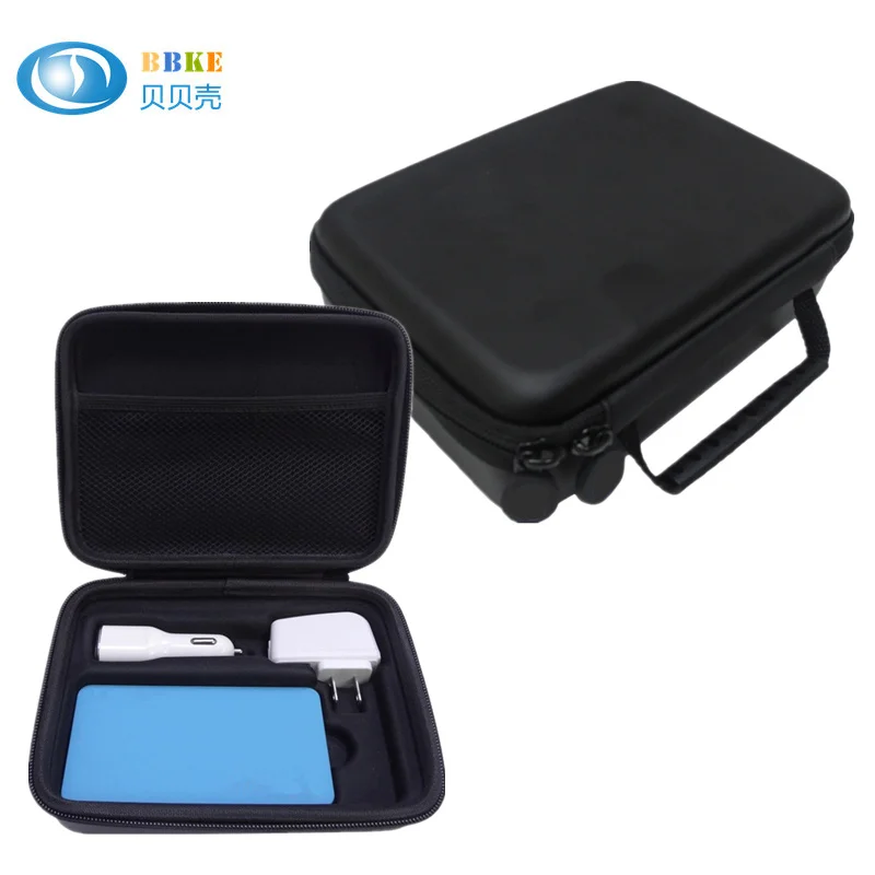 Large Eva Hard Shell Tool Case With Carry Handle Lightweight Black EVA Tool Case For Portable Power Bank & Car Jump Starter