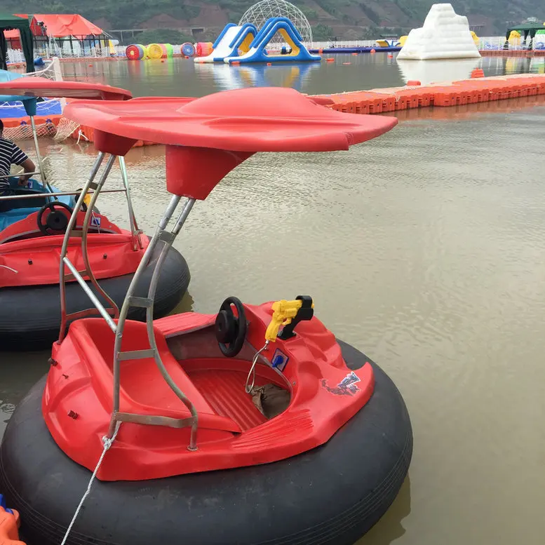 
Wholesale interesting motorized water boat, colorful adult bumper boat for pool 