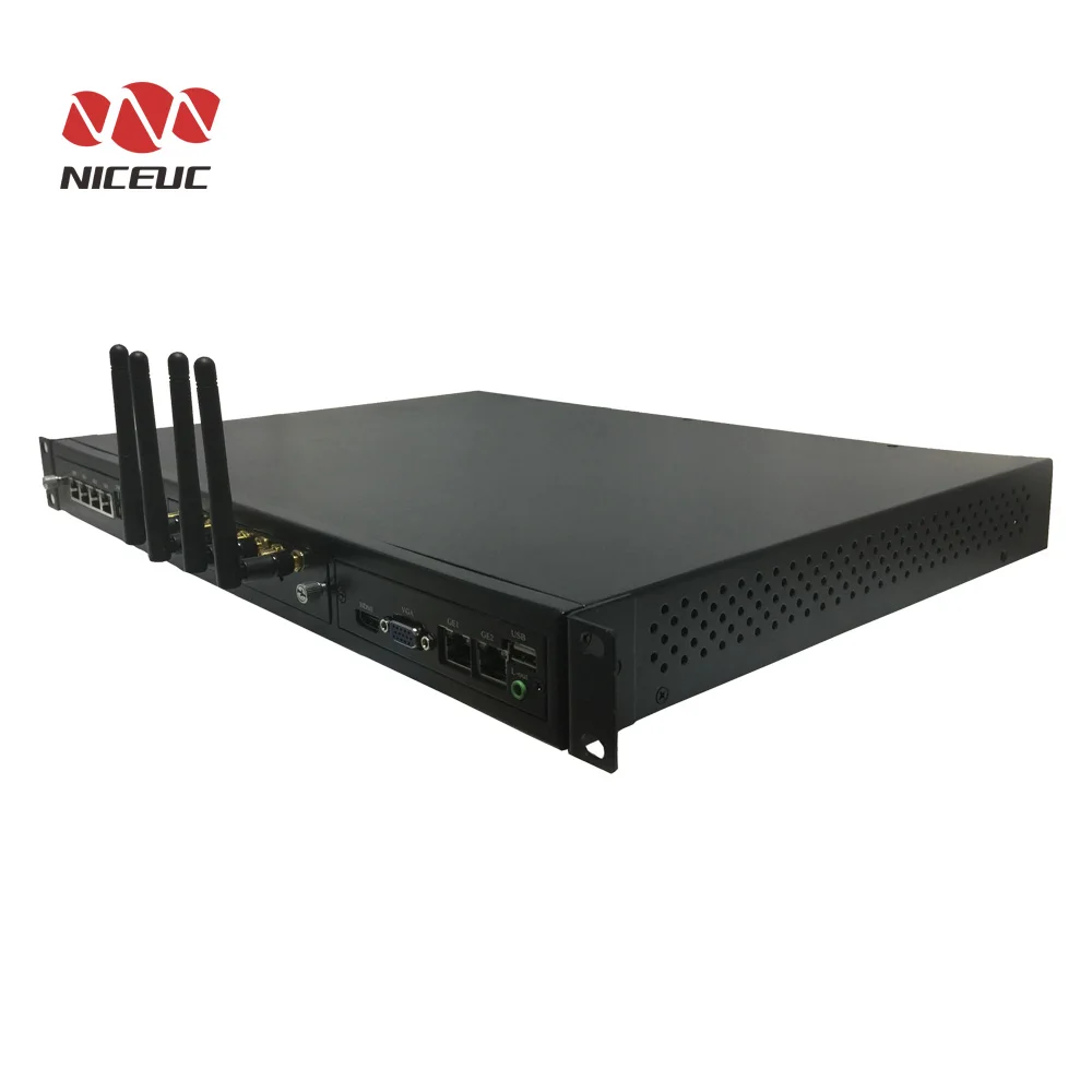 1U Integrated VoIP Gateway NC-MG320-X with Different Interfaces