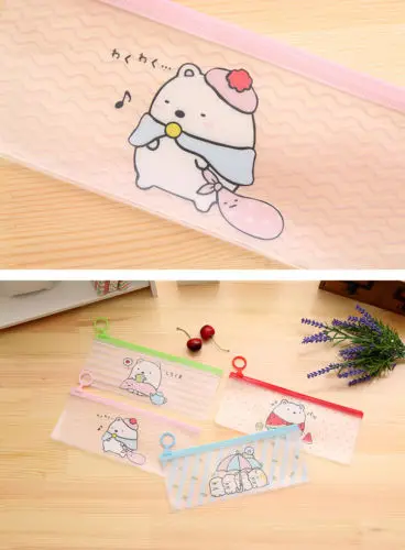 Индивидуальный прозрачный водонепроницаемый милый пенал из ПВХ