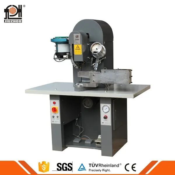 Автоматическая Высокое качество обуви пряжки клепки машины используется для крепления крючков, d-кольца и специальные пряжки