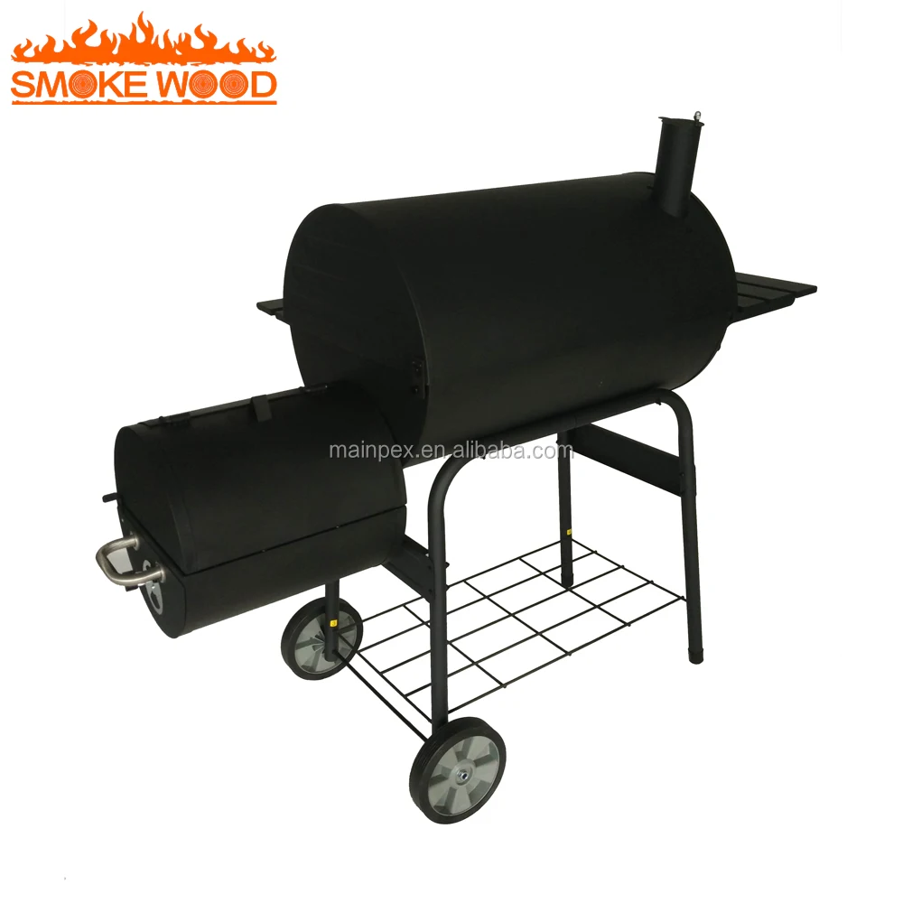 The Big American Barrel Bbq Portable Charcoal BBQ Grill and Smoker