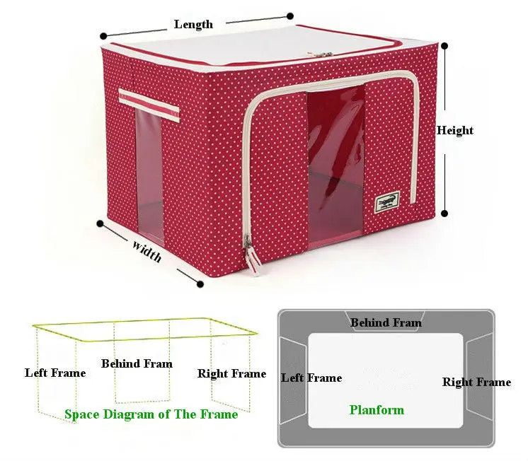Korean New Design Home storage and Organization /Walmart Storage Box/Wholesale Storage Container storage box cloth