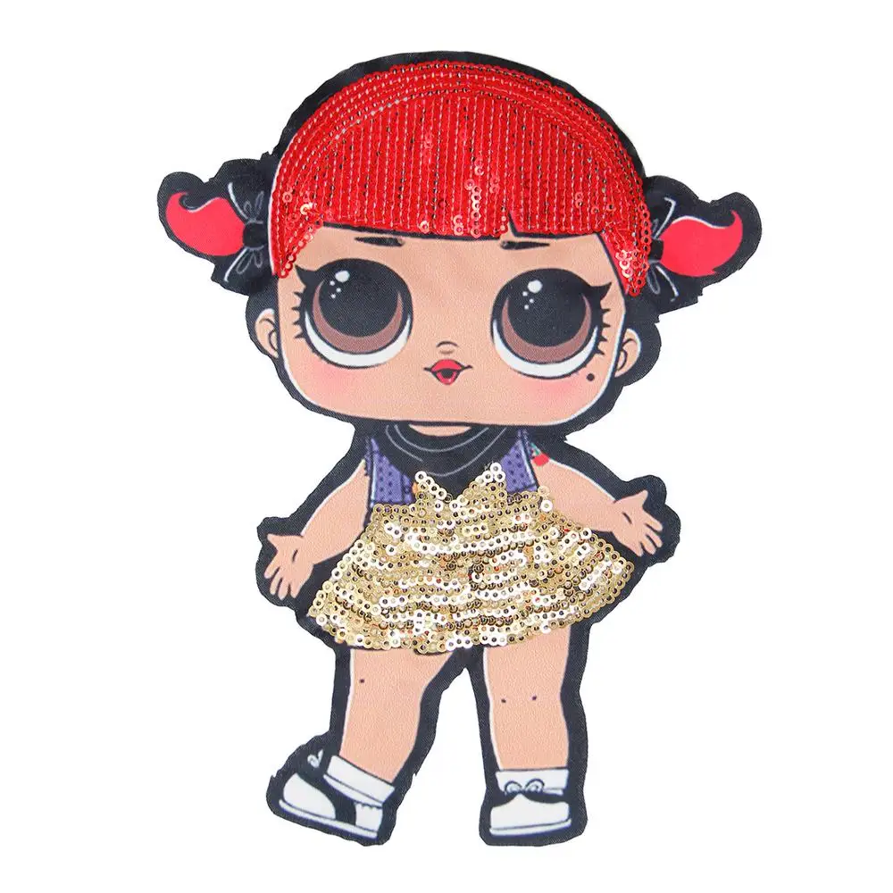 
factory sale direct sequence patch iron on flowers 1 