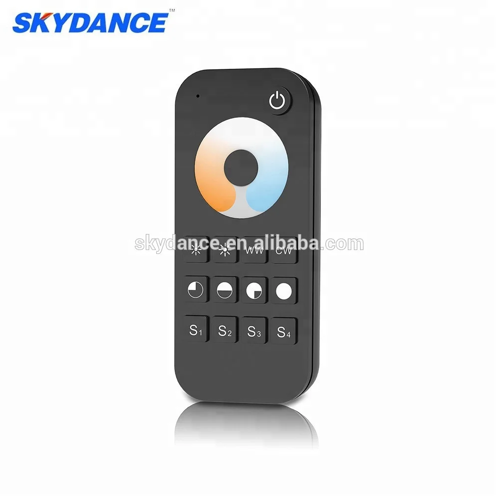 Skydance 10A 12-24V  RF 2.4G Wireless CCT LED Controller & remote control Dual led dimmers kit for Led strip