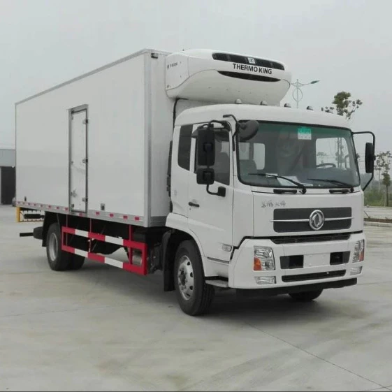 
China thermo king 6TON refrigerator van truck for meat and fish 