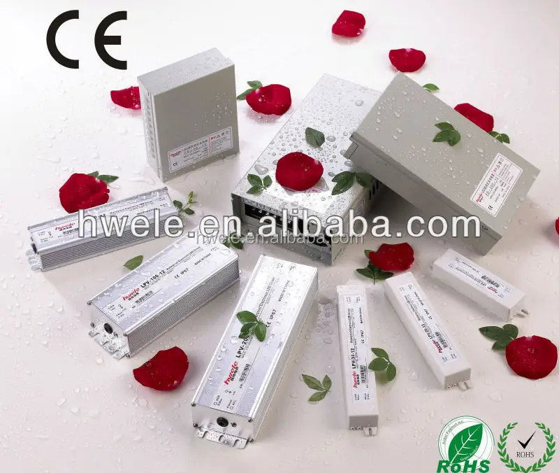 LPV-18E LED constant voltage waterproof switching power supply with SGS,CE,ROHS,TUV,KC,CCC certification