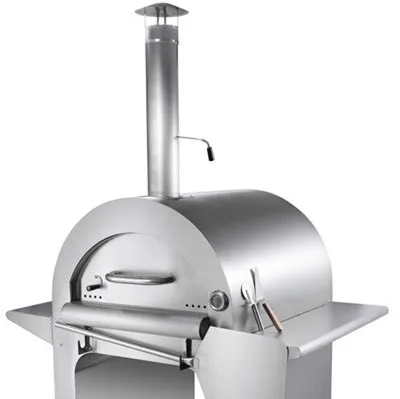 Full stainless steel outdoor OEM wood oven pizza