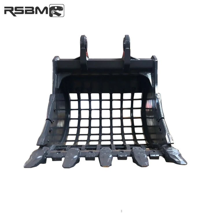 40ton excavator 100mm*100mm grid size skeleton bucket