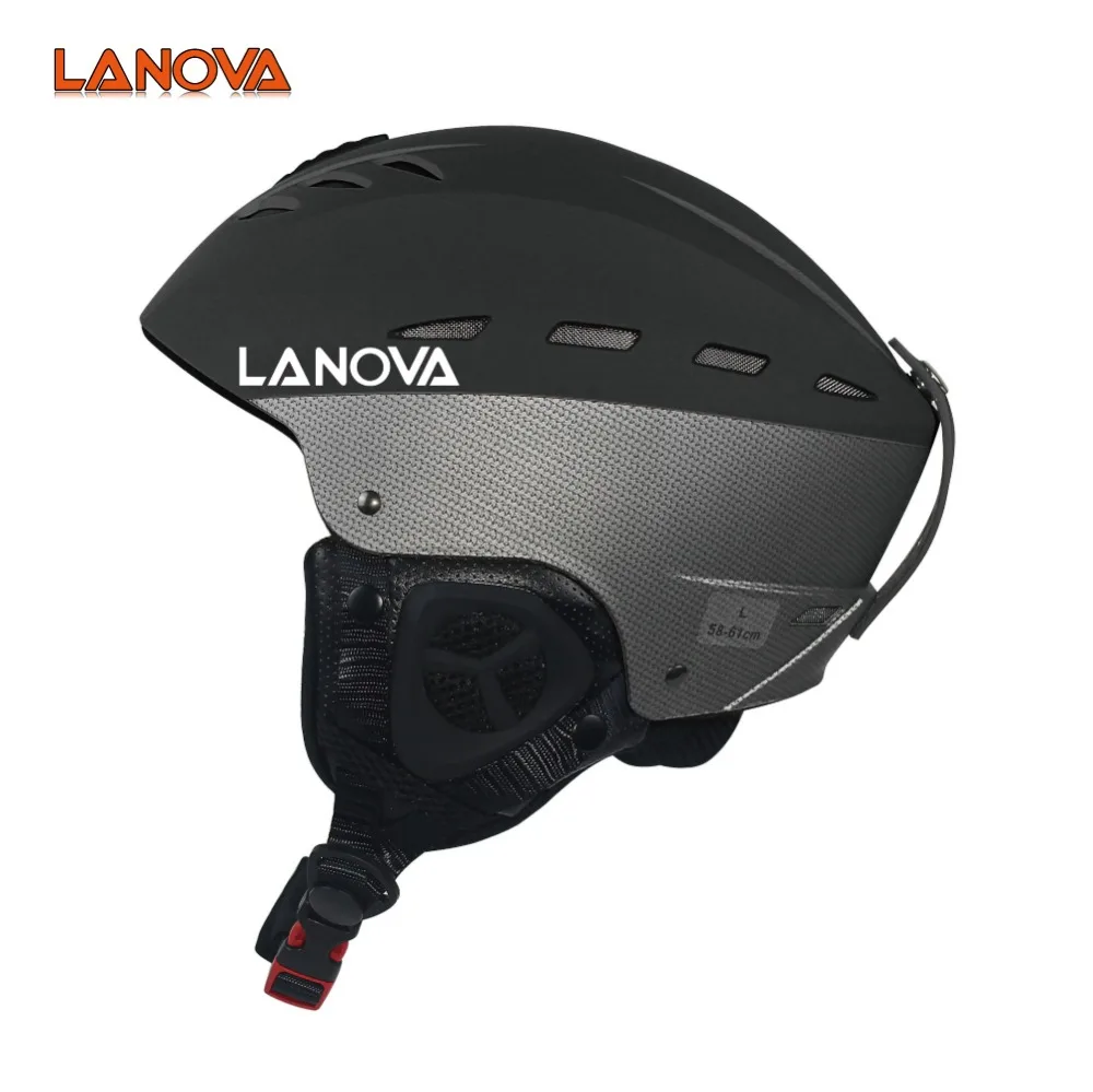 
Black crack pattern ski helmet men and women style china ski helmet manufacturer 