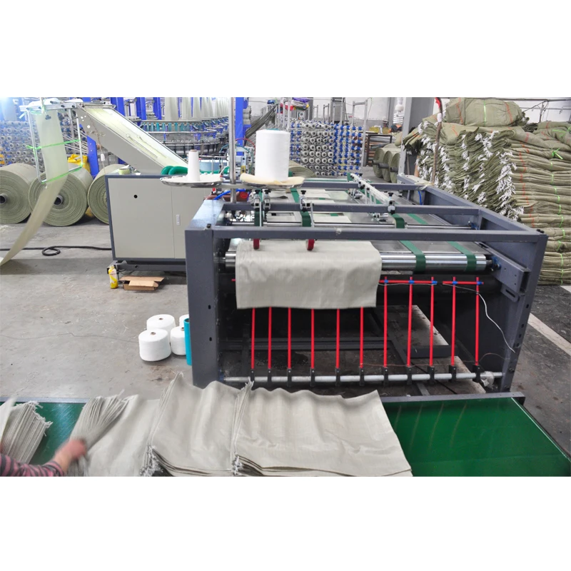 
Woven Polypropylene Bag Cutting and Bottom Stitching Machine 