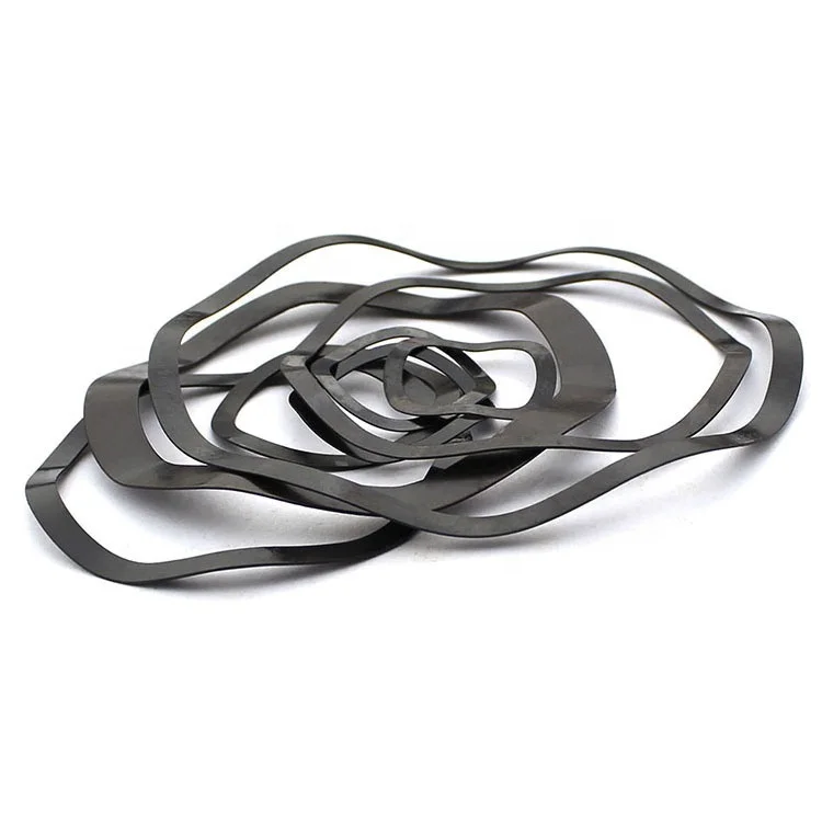Sandingsheng customized DIN137 spring steel black oxidation wave spring washer