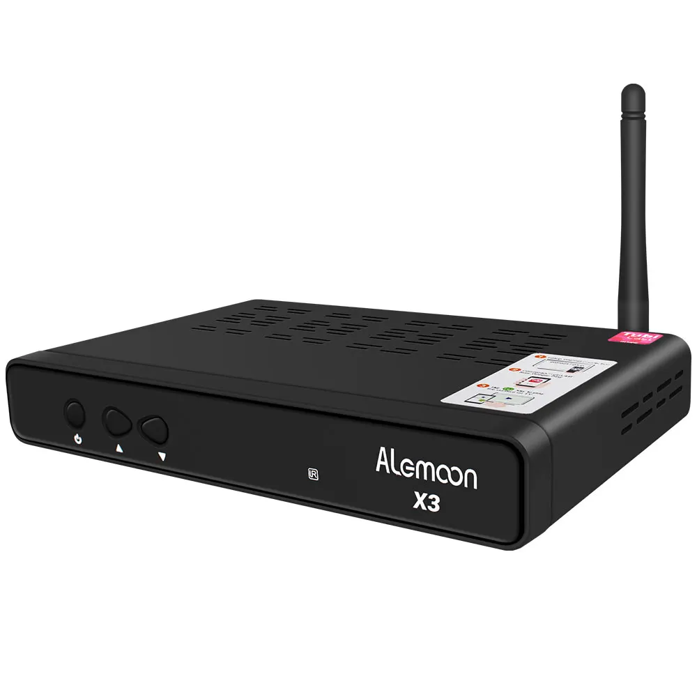 Alemoon X3 DVB-T2 H.265 HEVC приемника IPTV поддержка tubicast Встроенный Wi-Fi