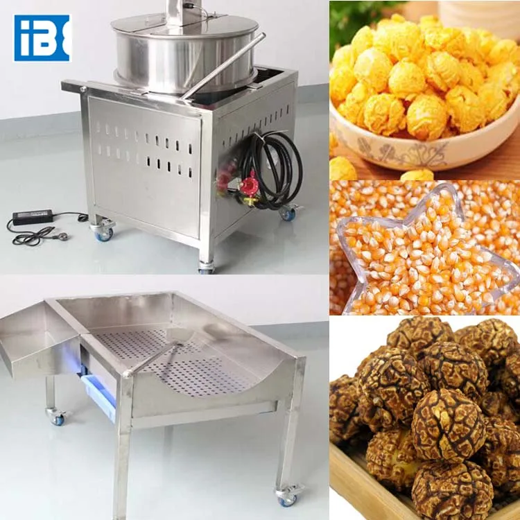 
latest models caramel kettle corn popcorn machine 