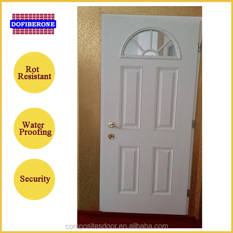 
Indian main door designs construction building materials wood grain fiberglass arched entry door 