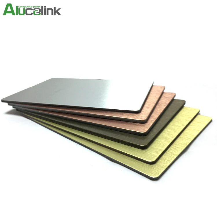 Производитель 4 мм 5 6 PE PVDF матовый пластиковый композитный лист с алюминиевым