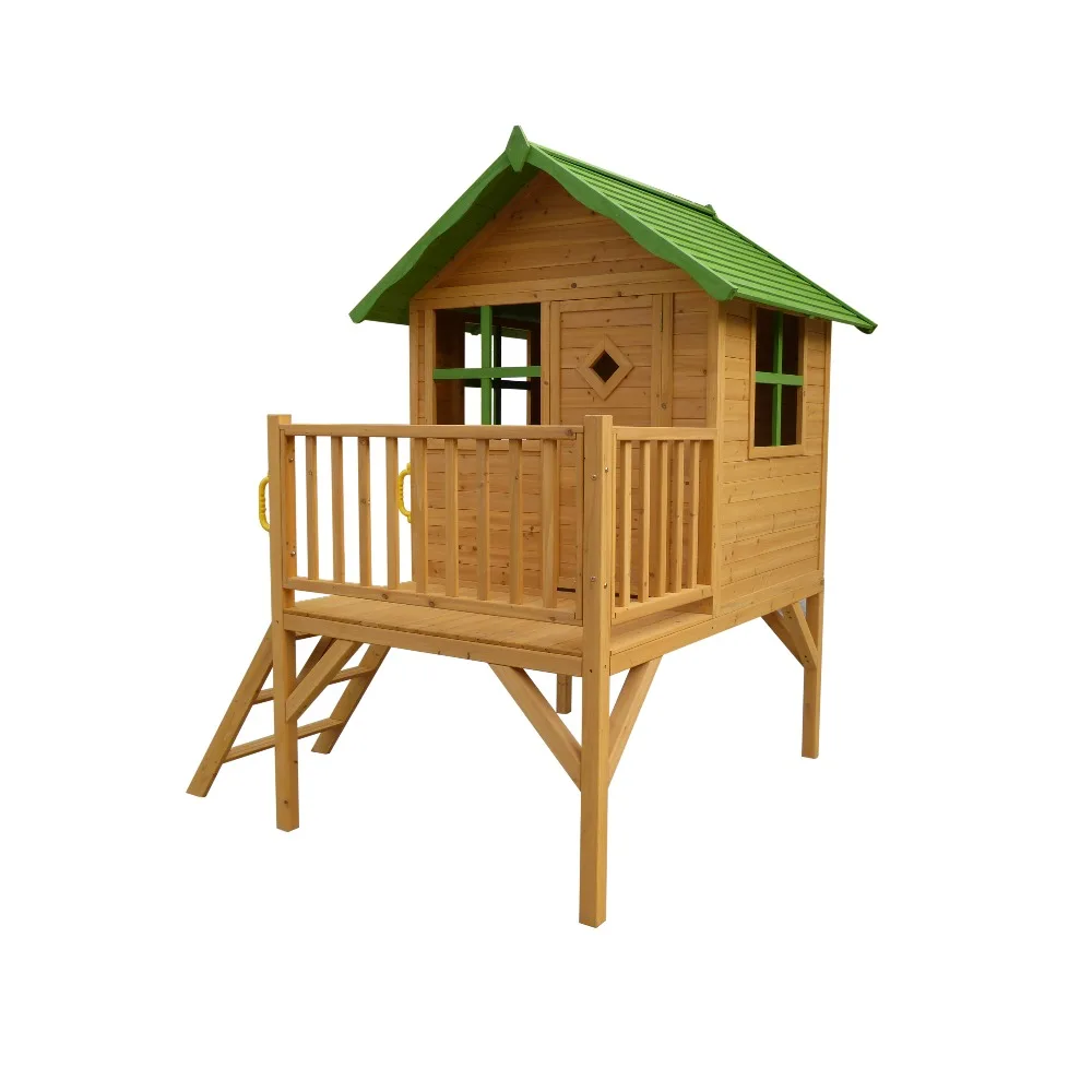 
Outdoor Natural Wood Children Furniture Wooden Barn Playhouse for Kids 