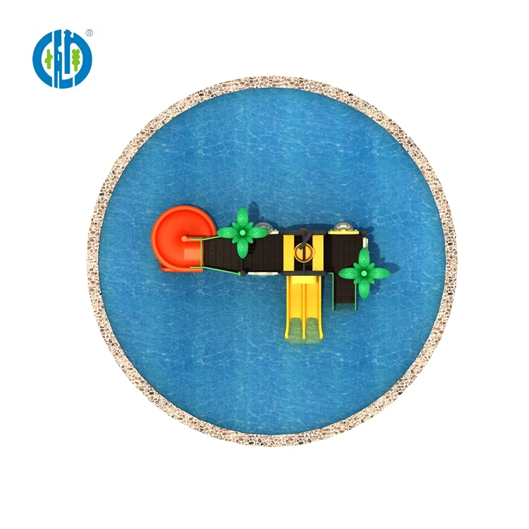 Amusement Park Plastic Outdoor Playground Summer Kids Water Play Equipment Water Slide