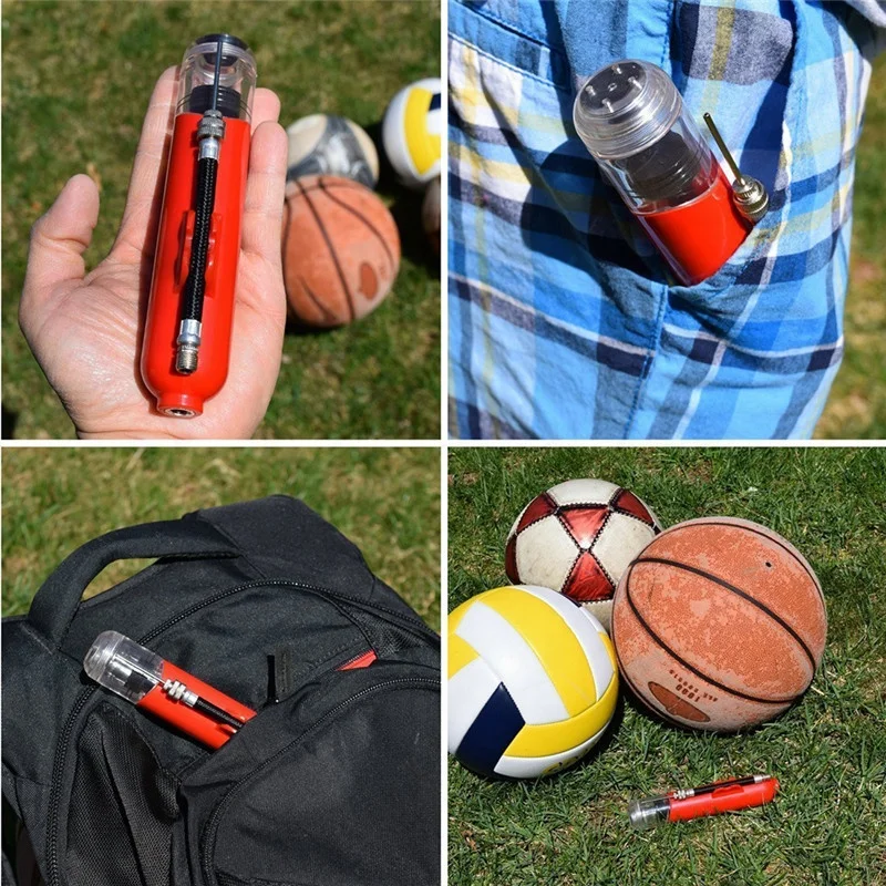 Hot Sale Mini Ball Pump High Quality Balloon Inflator Small Air Pump for Basketball Soccer Volleyball Football Toy Ball