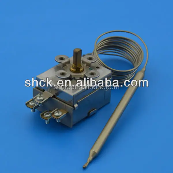 Water heater capillary thermostat