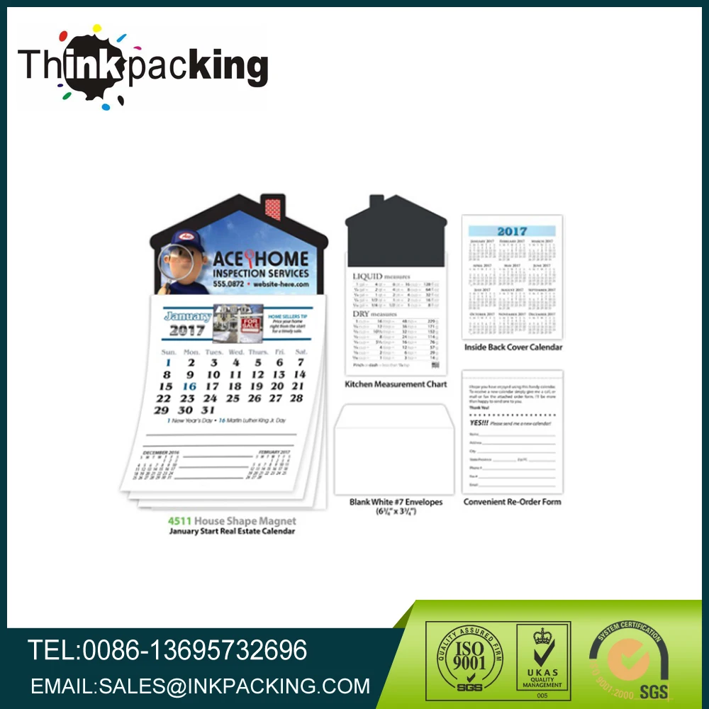 2018 Tear Off Calendar Magnet,Realtor Tear-off Magnetic Calendars, Real estate Tear Away Calendar Magnet