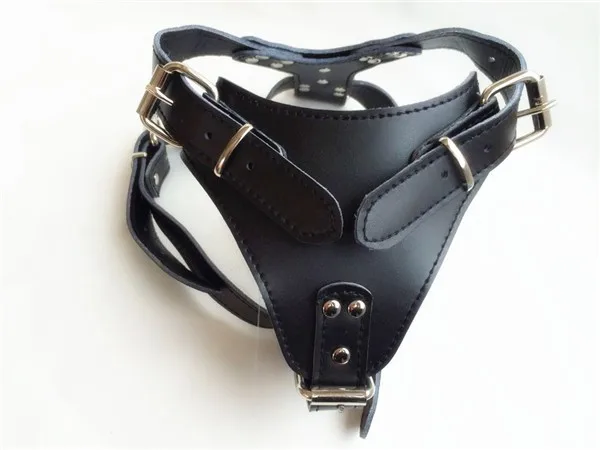 
big leather pet harness 