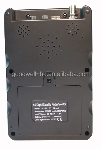 LNB Short-Circuit Protect 3.5 Inch Finder Satellite with glass surface protecting from Broken and Dust