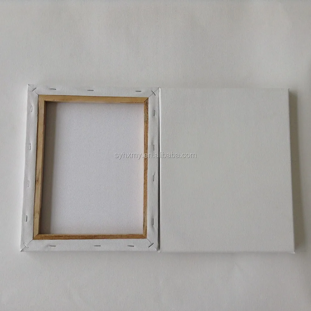 Factory wholesale cheap 24*30 cm stretched canvas to paint