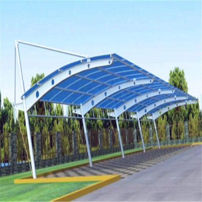 
Car parking shade ,steel bleachers tensile fabric structure 