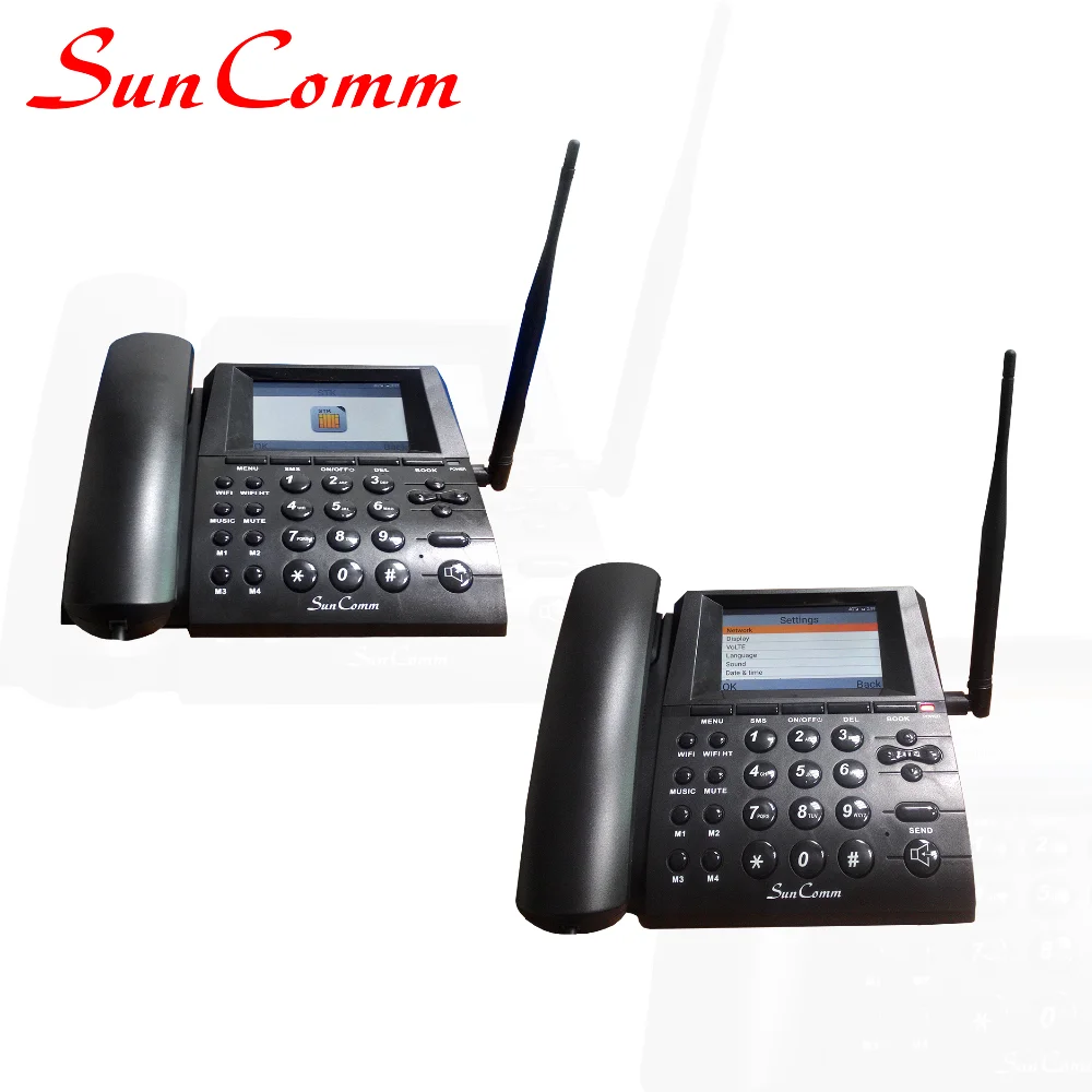  SC-9049-4GP SIM Card 4G LTE Wireless Desk Phone big button